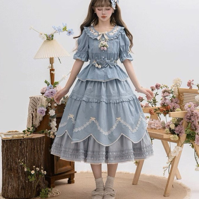 PEACH TREE グラデーションスカート