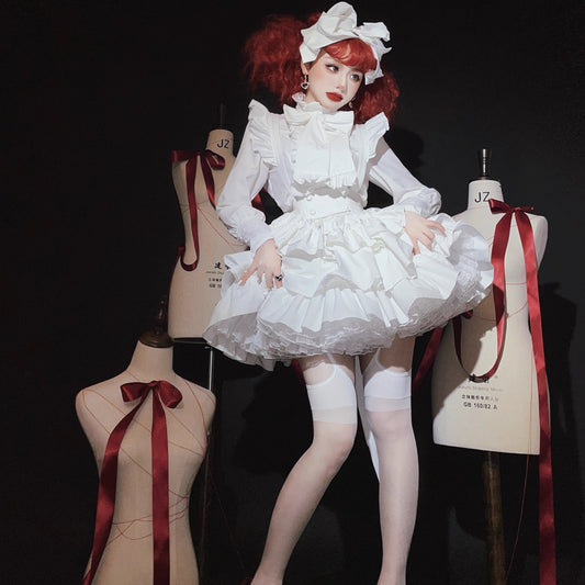 Doll's House リボンタイフリルブラウス 全4色