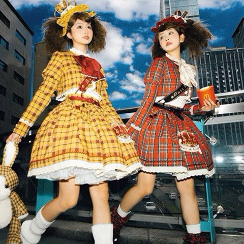 [Pre-orders available until 10/29] Thistle Crown Checkered Mini Skirt