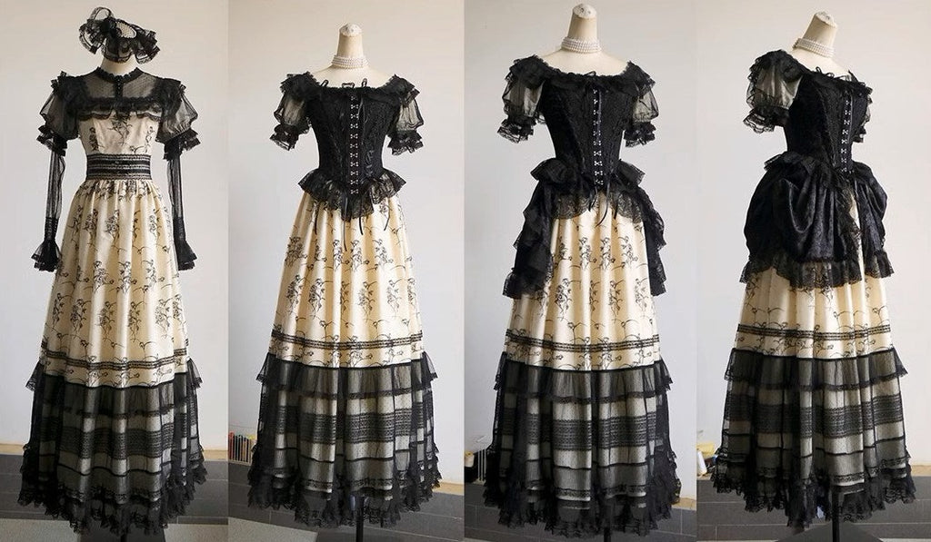 [Sale Period Ended] Withered Rose Corset with Overskirt