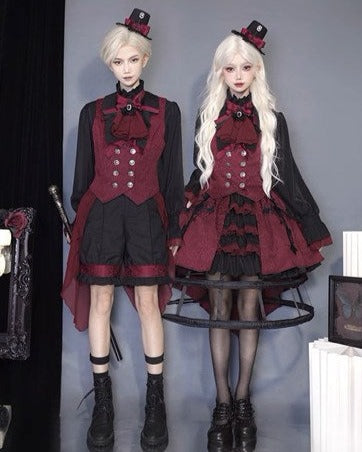 Evil Twins Gothic Lolita Blouse, Vest, Cape, Skirt [10% off for 4 items]