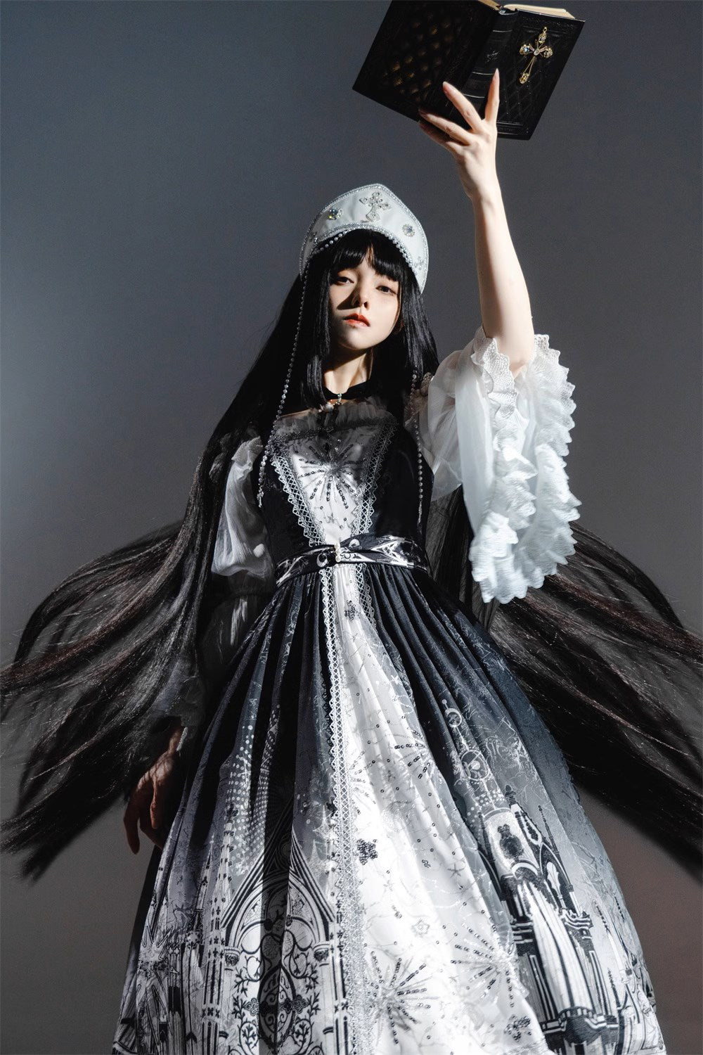 【販売期間終了】Sanctuary ゴスロリプリントジャンパースカート