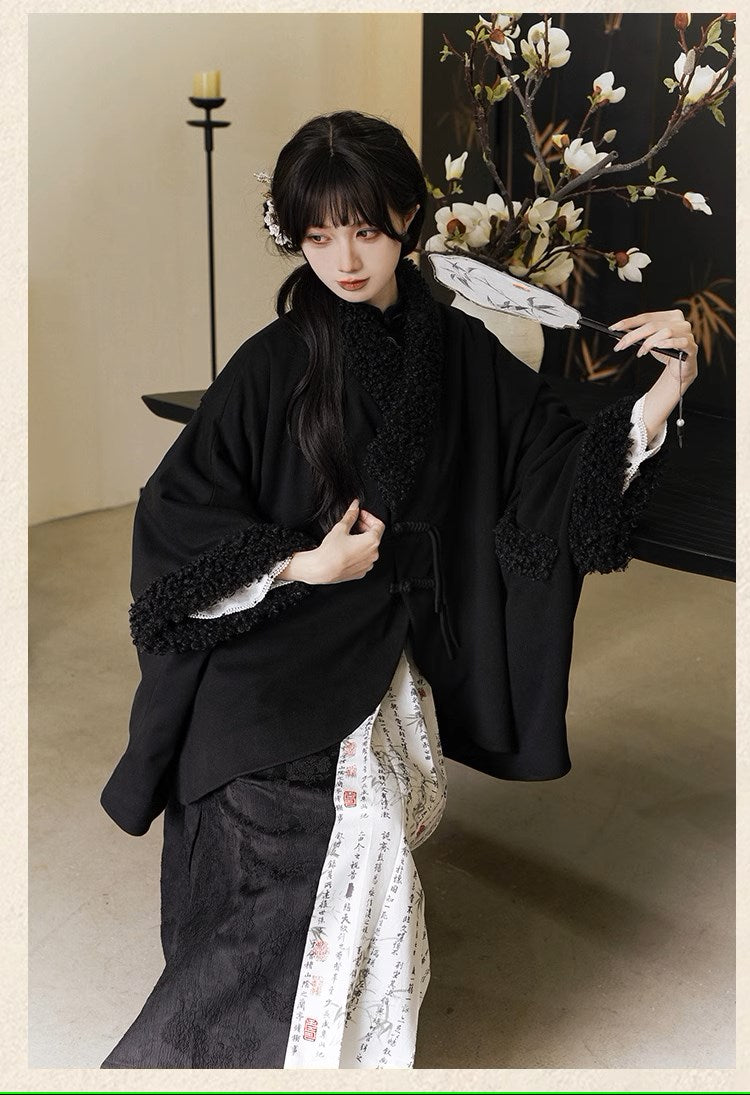 和ロリ・華ロリ ボアのあったか羽織