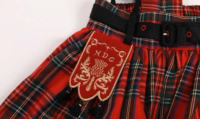 [Pre-orders available until 10/29] Thistle Crown Checkered Mini Skirt