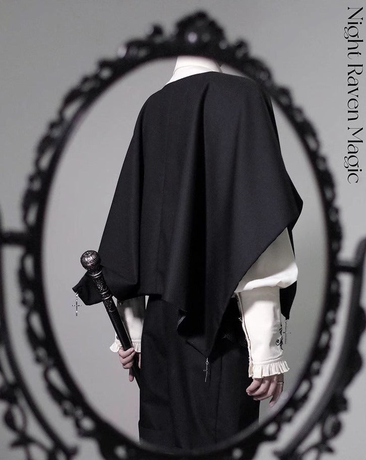 Night Raven Magic blouse, pants, jumper skirt, cape