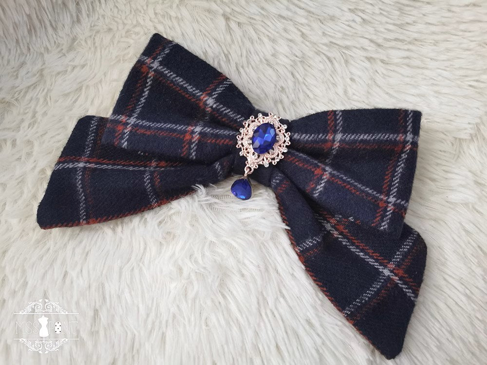 [Simultaneous purchase only] British Classical Lolita Ribbon Hair Accessory