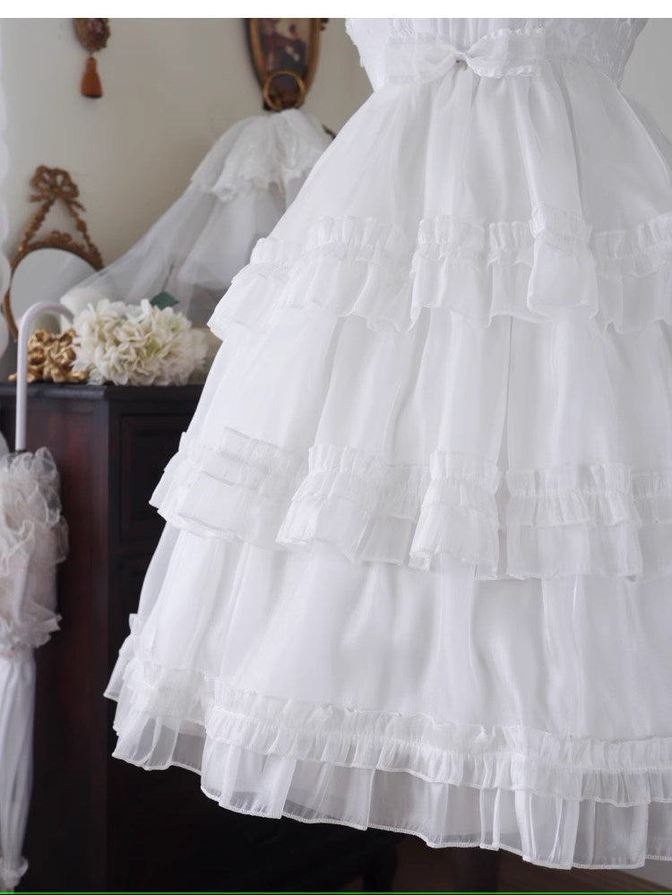 Maiden's Holiday Pearl Puff Jumper Skirt All 6 Colors