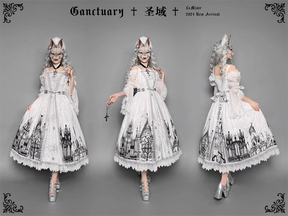 【販売期間終了】Sanctuary ゴスロリプリントジャンパースカート