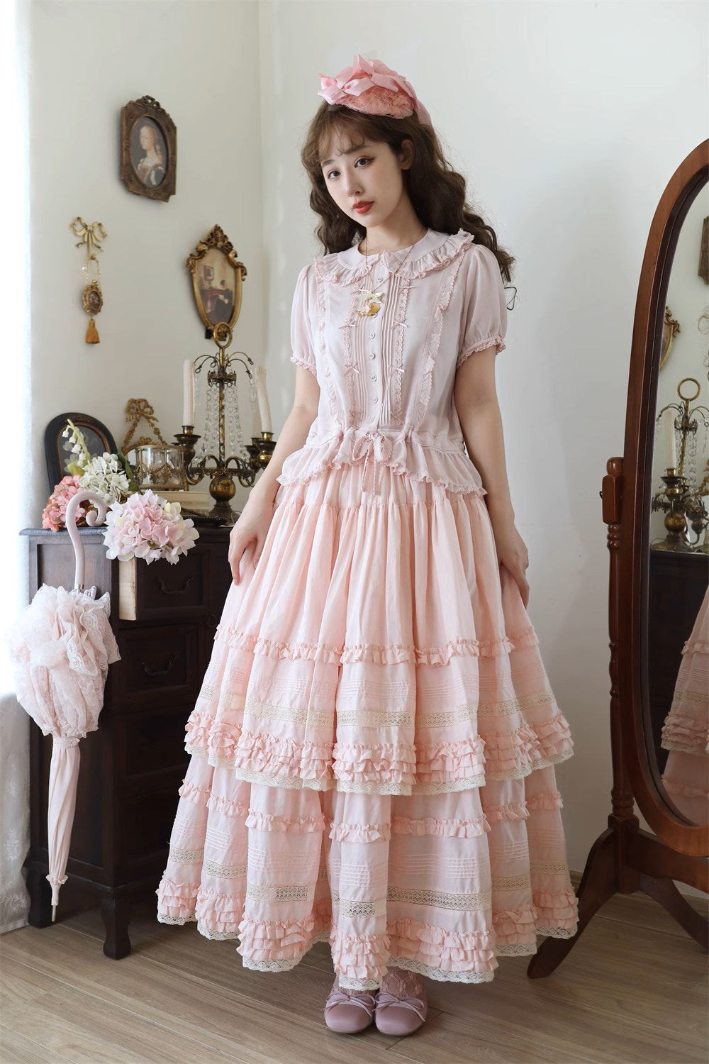 [Sale period has ended] Rothenburg Bear Frill Skirt