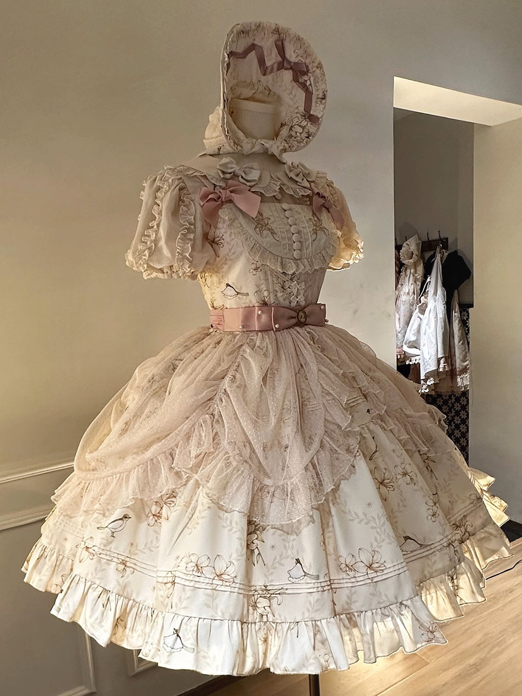 [Resale/Pre-orders available until 2/3] Lily and Wind Jumper Skirt with Mesh Veil