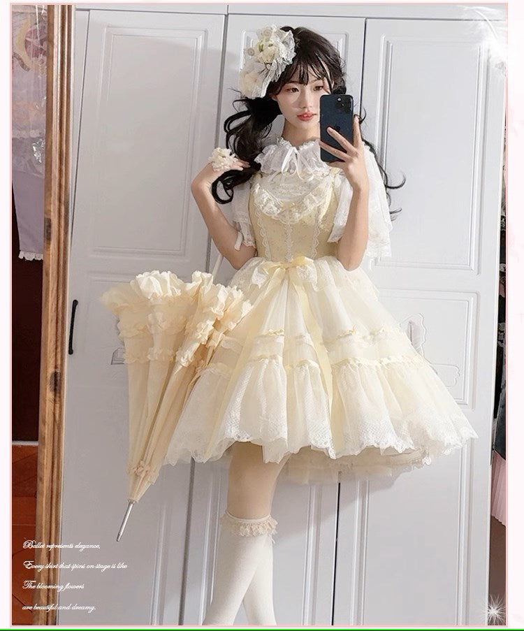 [Pre-orders available until 1/23] Silk Ballet Jumper Skirt - Mid-length