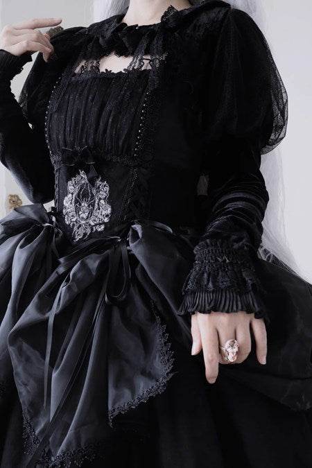 [Pre-orders available until 9/29] Moonlit Night Spider Jumper Skirt, 2 types, long length