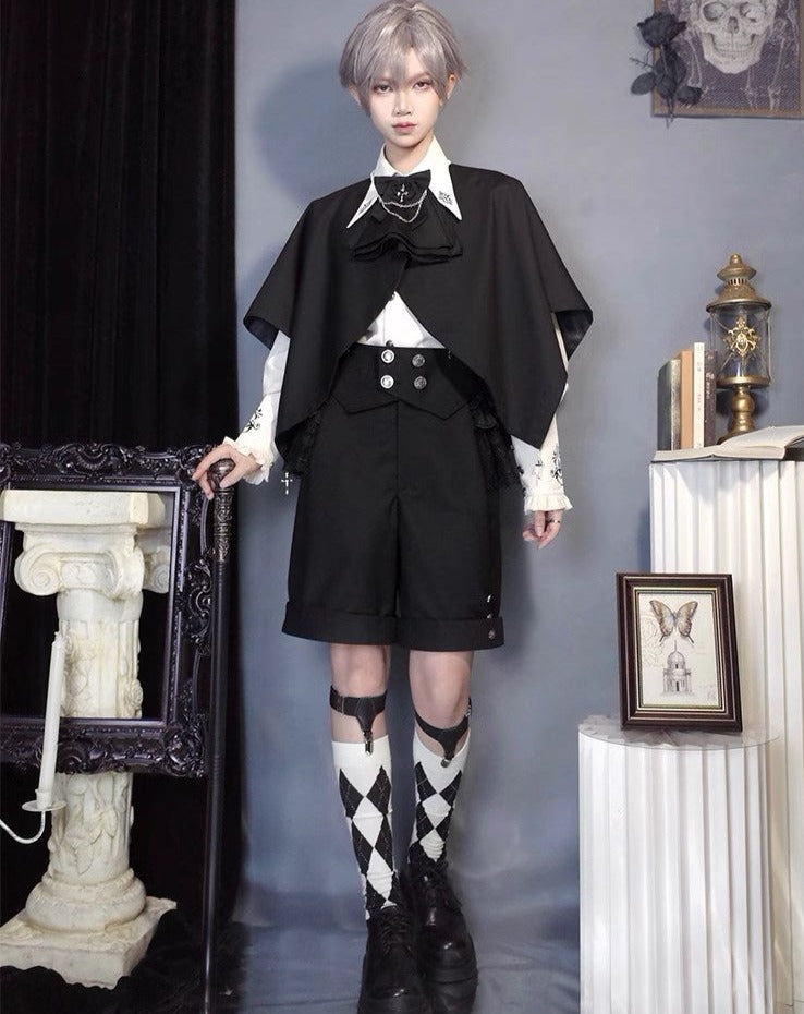 Night Raven Magic blouse, pants, jumper skirt, cape