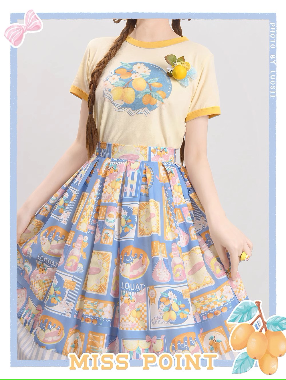 [Pre-order] Loquat and Lemon Skirt