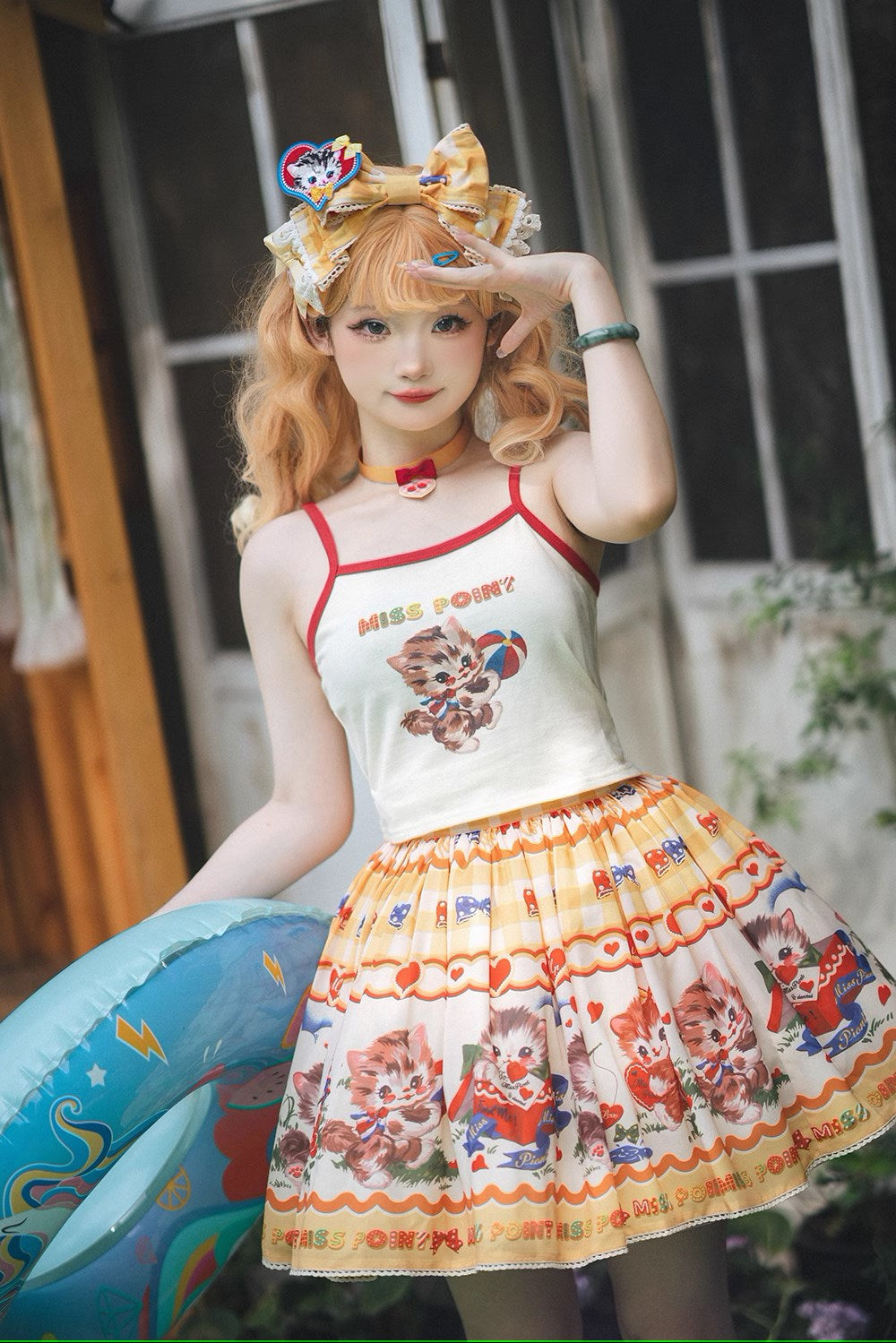 【予約販売】Sweet Kittyレトロミニスカート