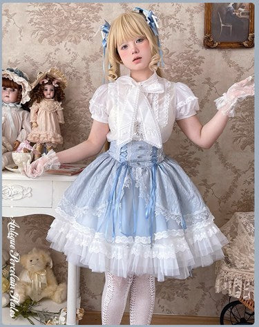 Antique Porcelain Plates Skirt
