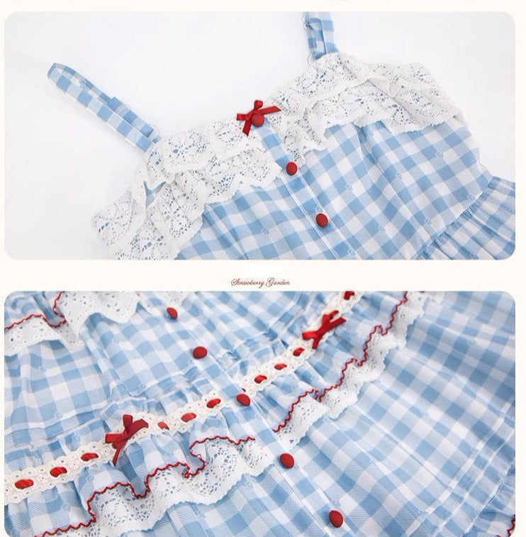 Strawberry Basket Jumper Skirt