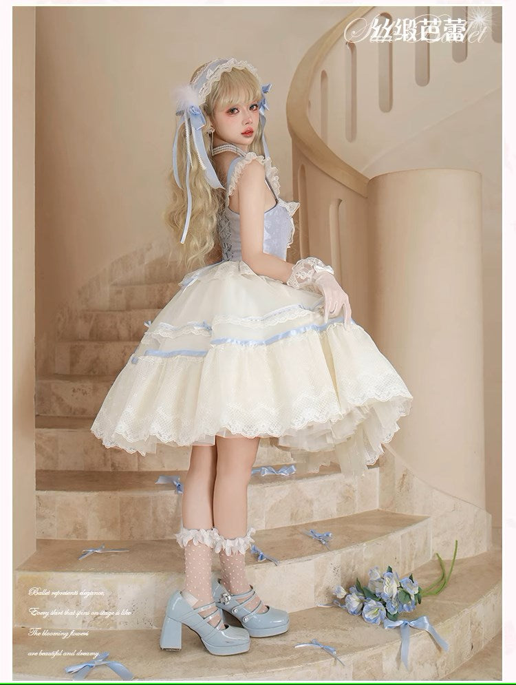 [Pre-orders available until 1/23] Silk Ballet Jumper Skirt - Mid-length