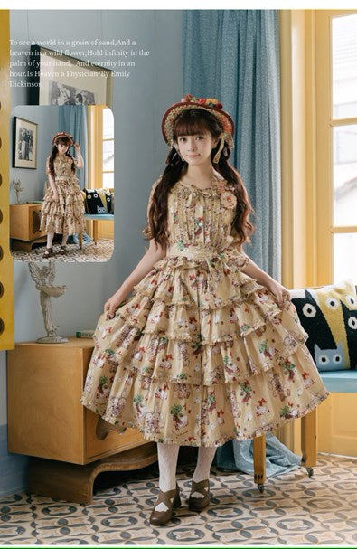 【再販・受注予約5/18まで】Camellia Berry 半袖セットアップ・ロング丈