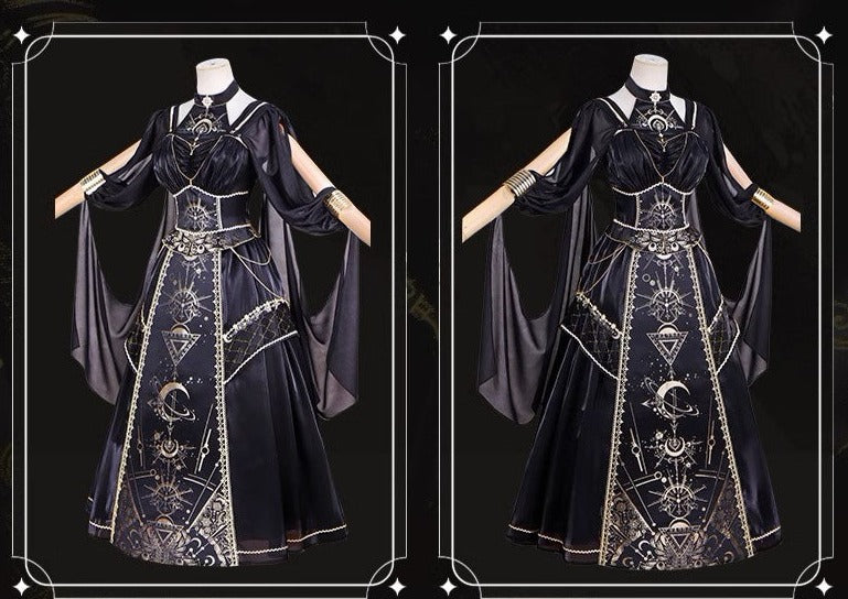 [Pre-order] Nightmare of Horus Jumper Skirt Set/Long Length