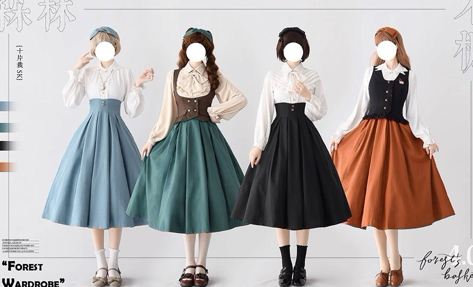 Forest Basket 4.0 10-piece skirt with ribbon hair accessory
