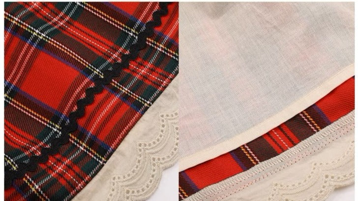 [Pre-orders available until 10/29] Thistle Crown Checkered Mini Skirt
