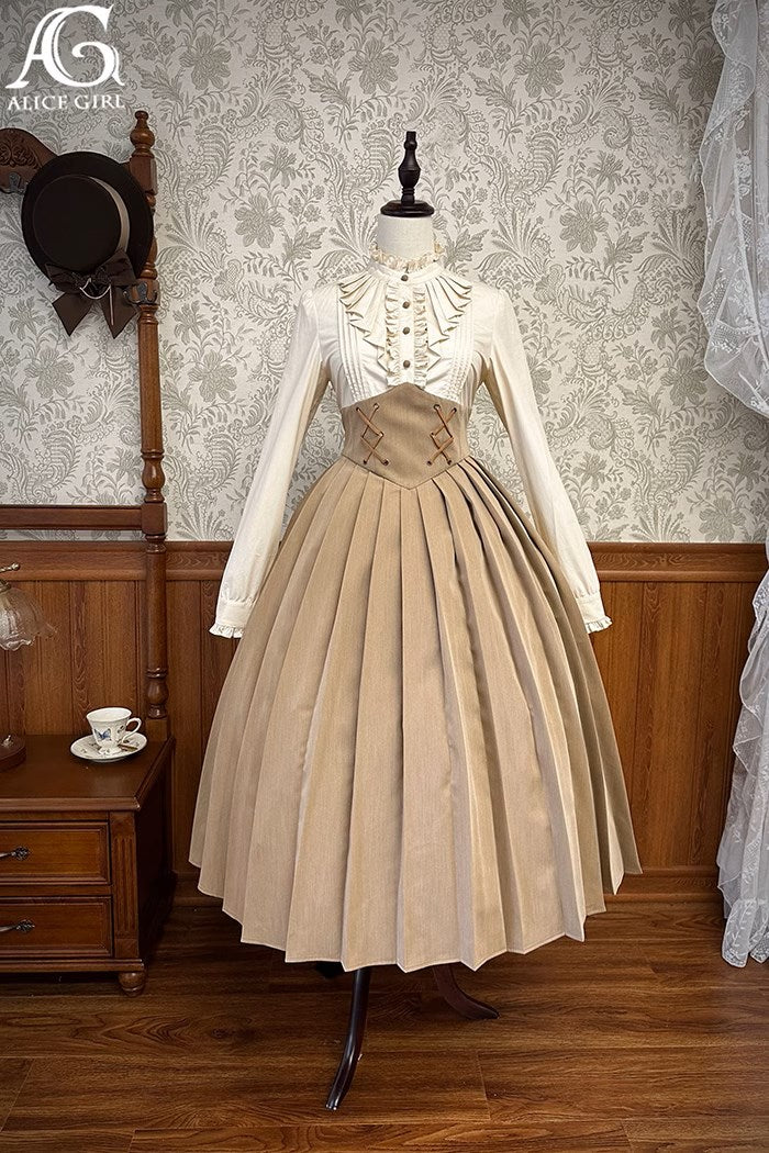 [Pre-order] Detective Butler Fake Two-Piece Style Switching Dress