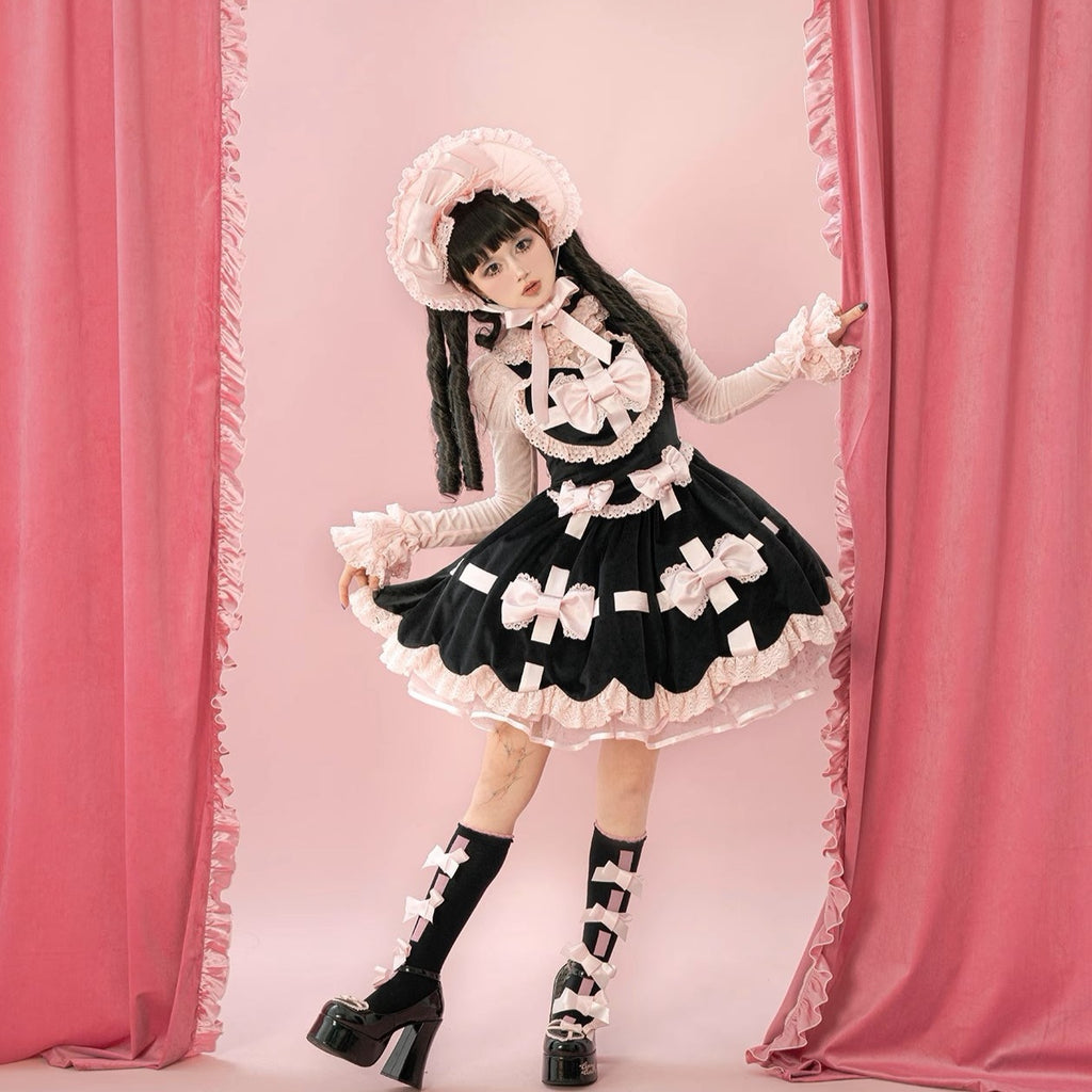 Ribbon Gift Box Dot Tulle Pannier