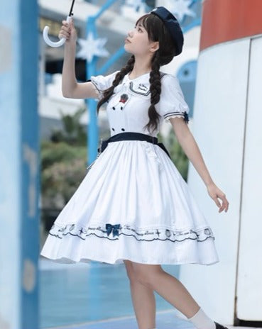 【再販・受注予約6/11まで】The Sea Breeze Blows マリンワンピース