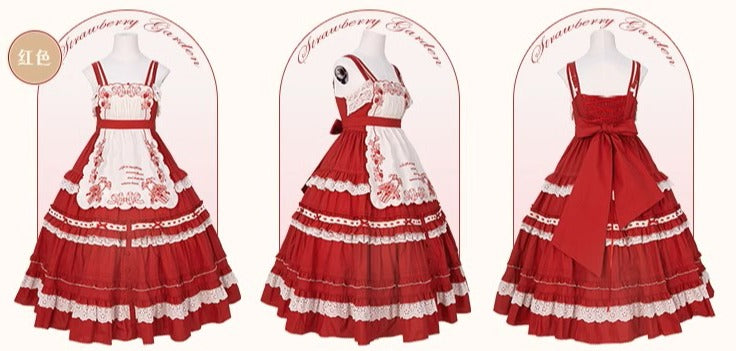 Strawberry Basket Jumper Skirt
