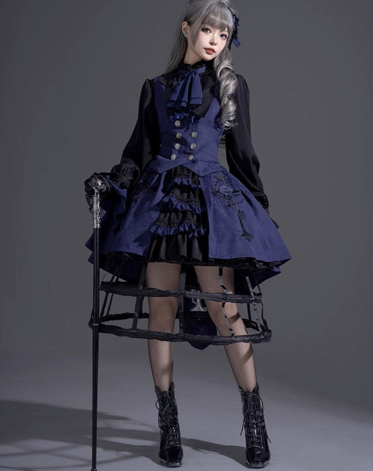 [Pre-order] Evil Twins Gothic Lolita Blouse, Vest, Cape, Skirt [10% off for 4 items]