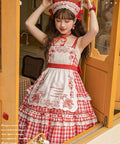 Strawberry Basket Jumper Skirt