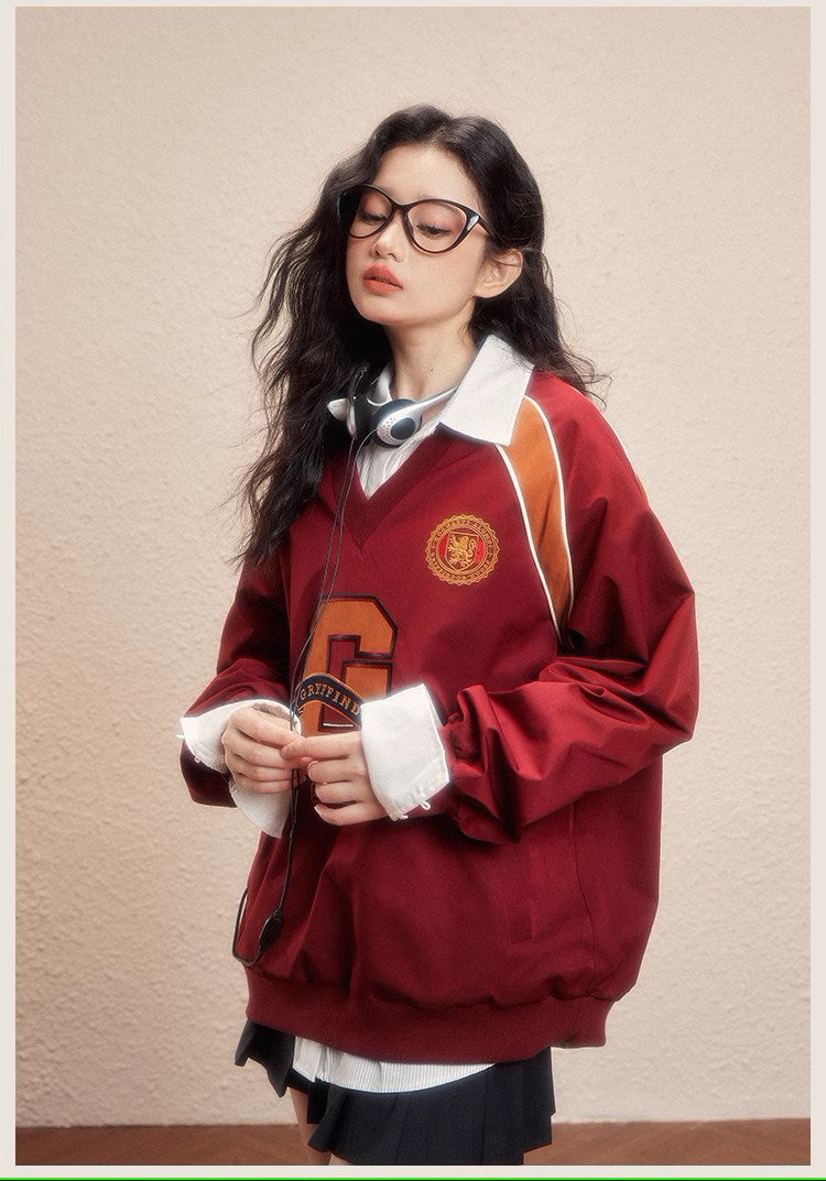 [Reservation sale] Hogwarts School of Witchcraft and Wizardry pullover with initials