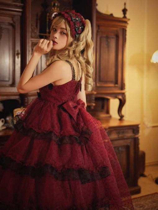 Maiden's Holiday Pearl Puff Jumper Skirt All 6 Colors