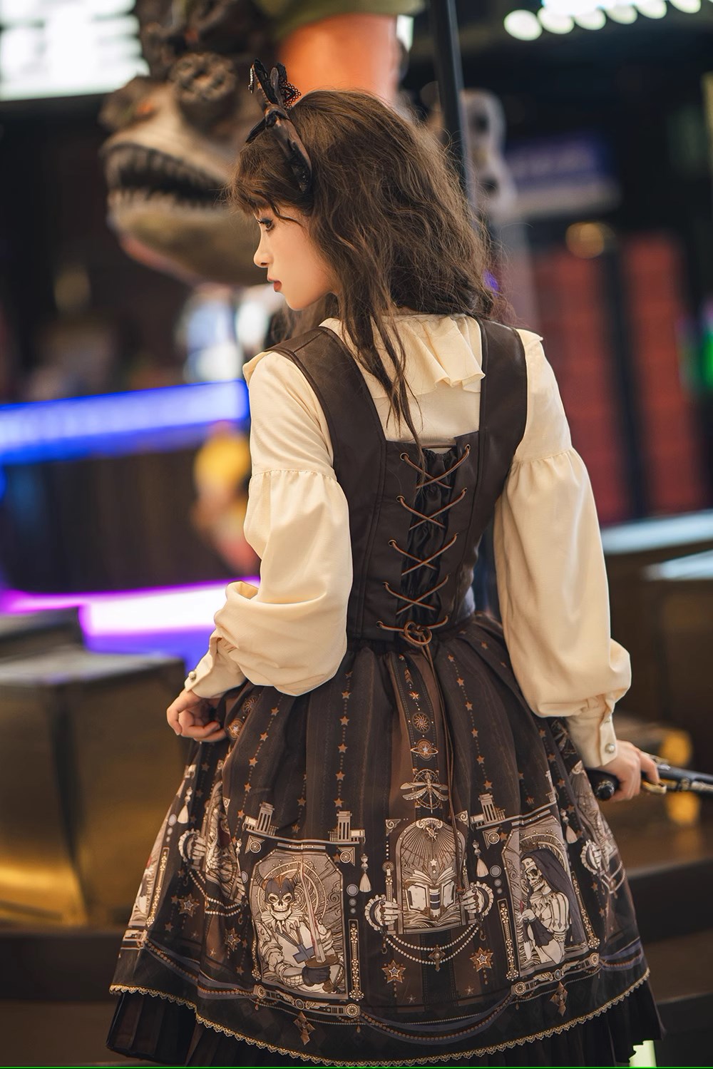 [Pre-order] Demon Hunters Frill Blouse [Buy together for 20% off]