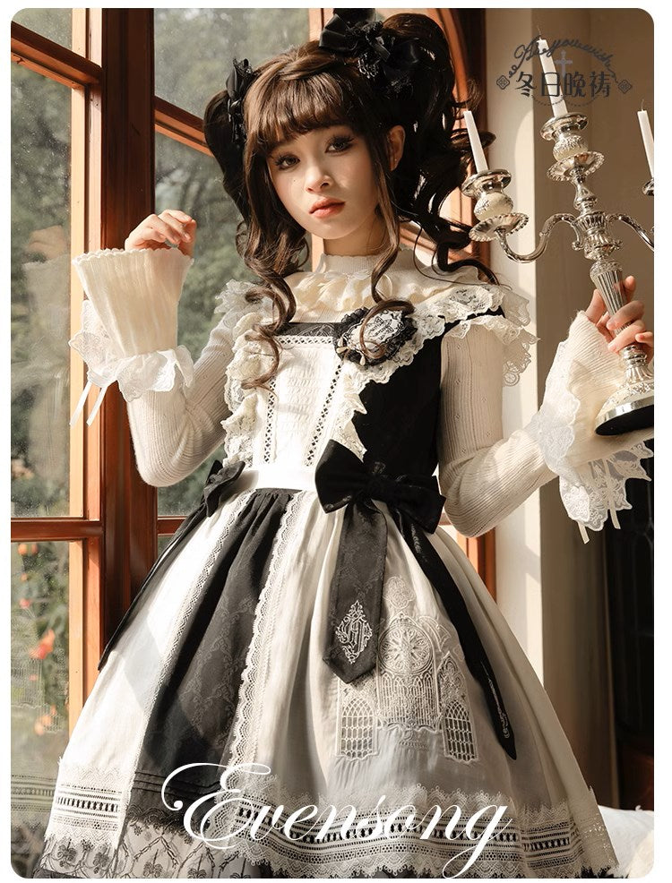 [Sale period ended] Evensong ribbon jumper skirt