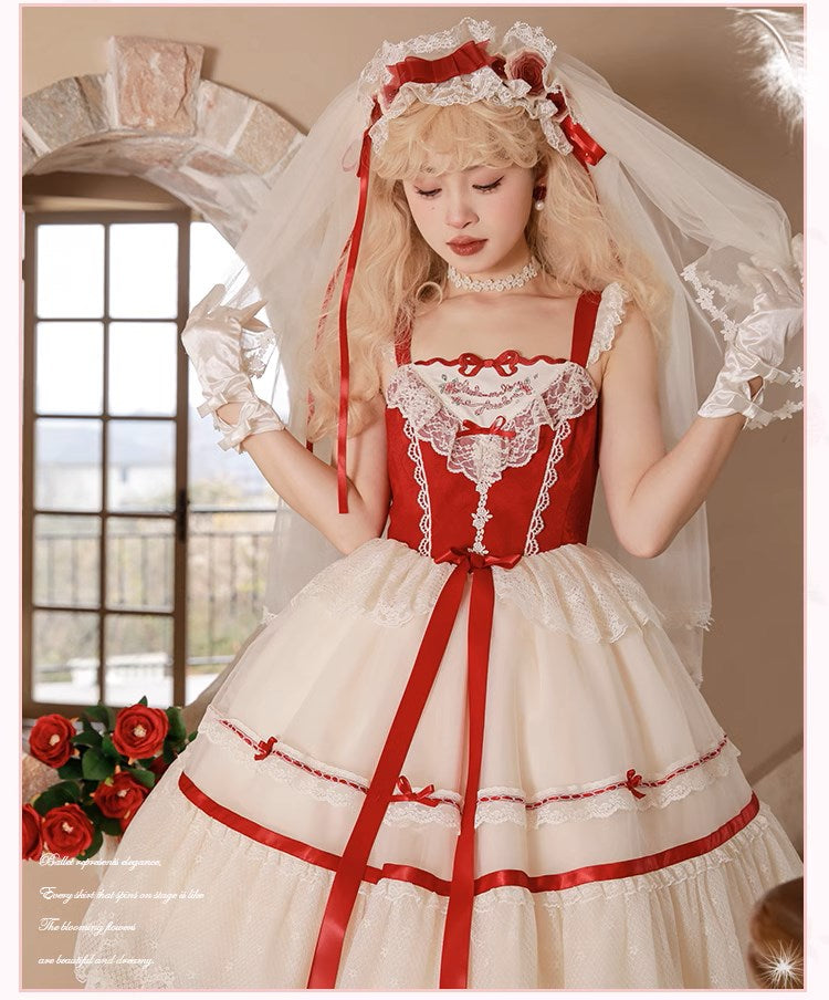 [Pre-orders available until 1/23] Silk Ballet Jumper Skirt - Mid-length