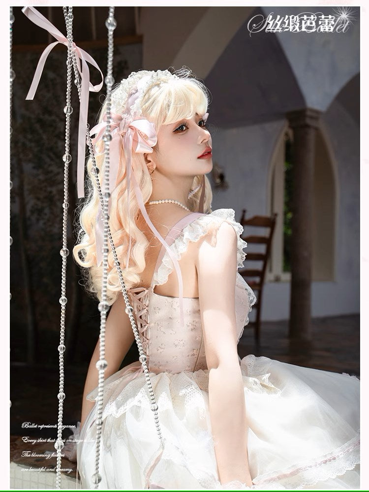 [Pre-orders available until 1/23] Silk Ballet Jumper Skirt - Mid-length