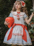 Strawberry Basket 丸襟ワンピース