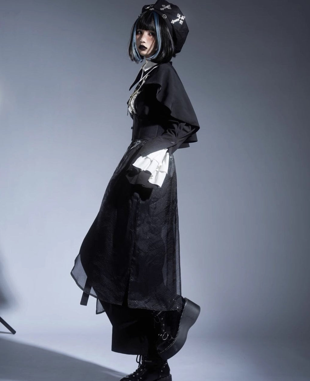 Cross Praise Prince Style Corset Pants