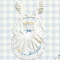 同時購入のみ【再販・受注予約7/16まで】Daisy and Sky エプロン・刺繍入りリボンベルト