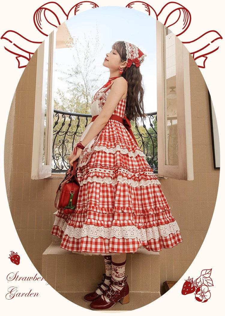 Strawberry Basket Jumper Skirt