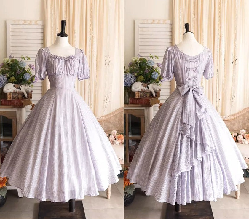 [Pre-order] Forest Gallery Retro Elegant Dress with Ribbon Hair Accessory Type 1