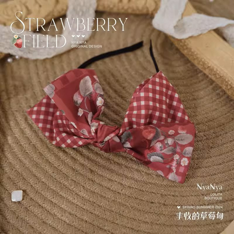 同時購入のみ【受注予約9/1まで】Strawberry Field アクセサリー