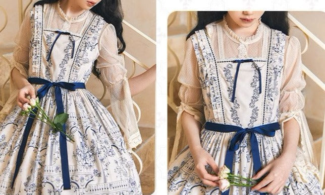 Opera Theater printed tank dress