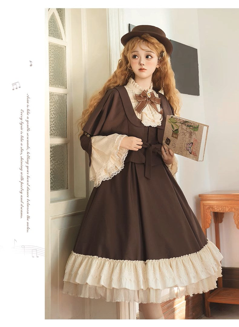 Breeze Aria Classical Cape Dress