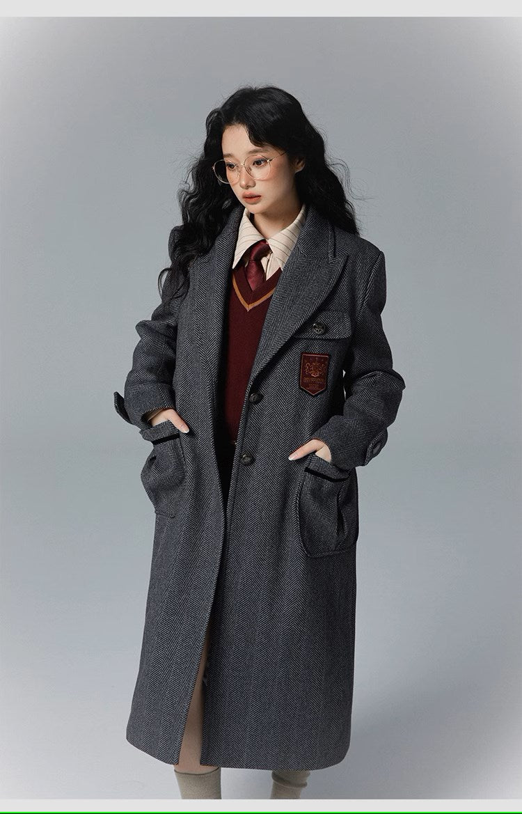 【予約販売】ホグワーツ魔法魔術学校 ヘリンボーンコート