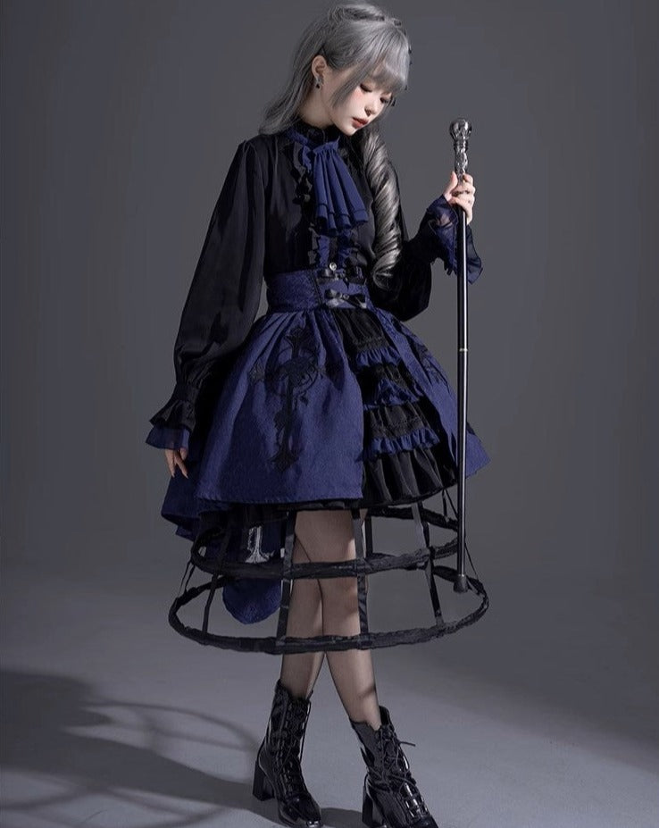 [Pre-order] Evil Twins Gothic Lolita Blouse, Vest, Cape, Skirt [10% off for 4 items]