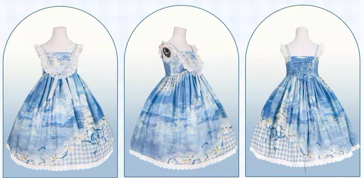 [Sale period ended] Daisy and Sky high waist jumper skirt