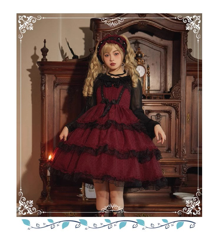 Maiden's Holiday Pearl Puff Jumper Skirt All 6 Colors
